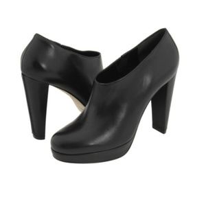 Cole Haan Nike Air Bootie Ankle Boots Size 9.5 Black Leather Comfortable New